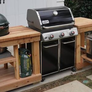 How to build an outdoor kitchen island structure