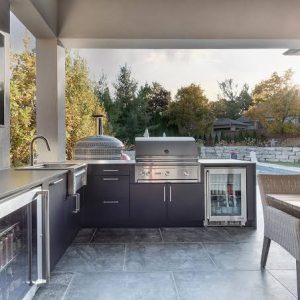 How to run gas, water, and electrical lines to an outdoor kitchen
