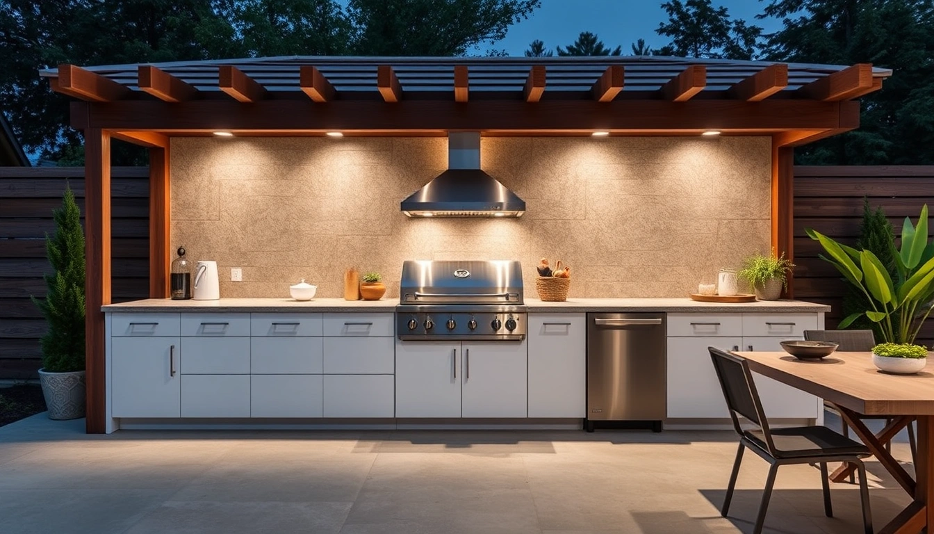 Best materials for outdoor kitchen cabinets in different climates