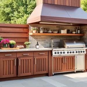 Best materials for outdoor kitchen cabinets in different climates
