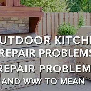 Common outdoor kitchen repair problems and what they mean