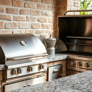 How to clean outdoor kitchen countertops, grill surfaces, and stainless steel