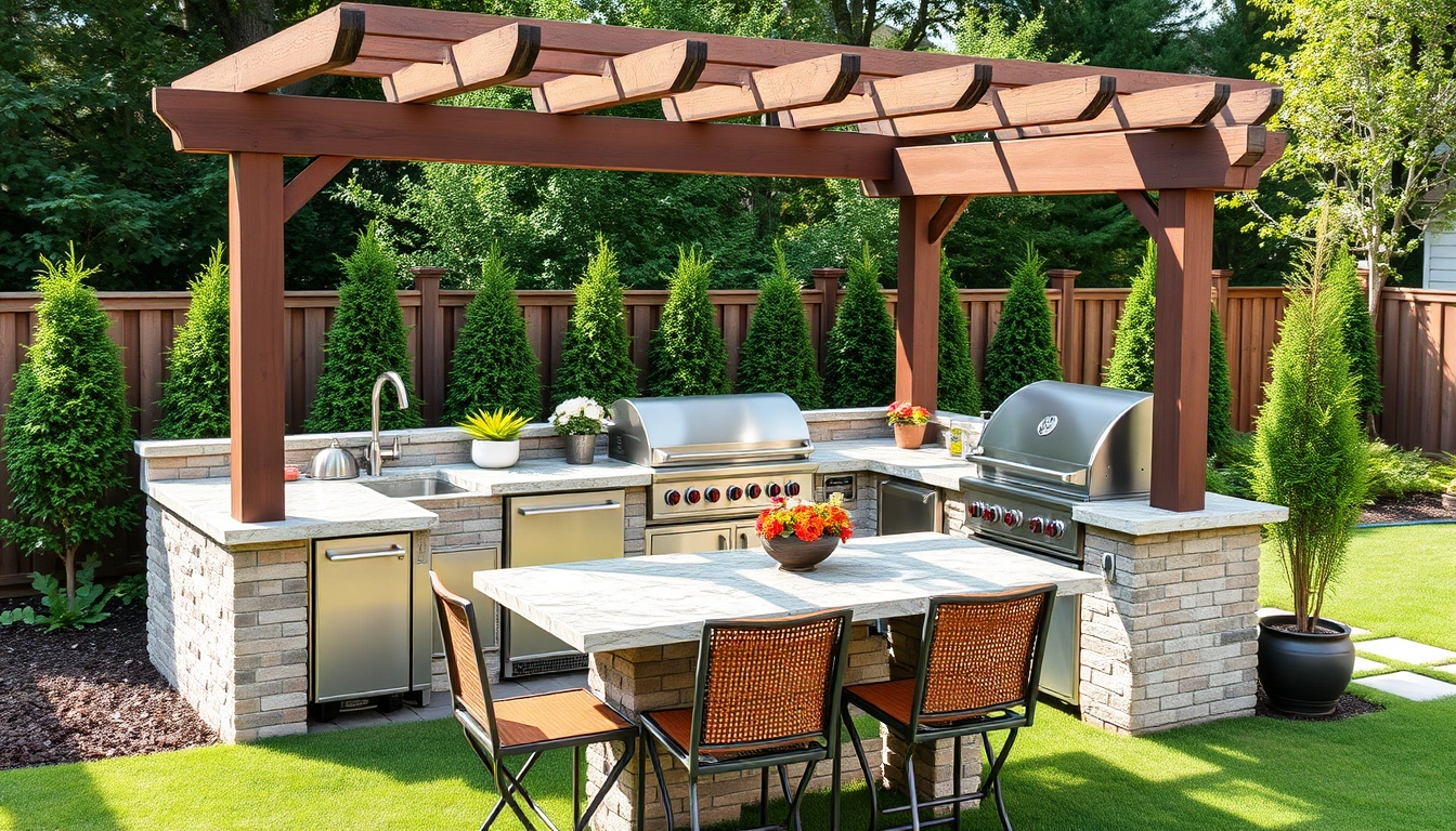 How to plan an outdoor kitchen layout for your backyard