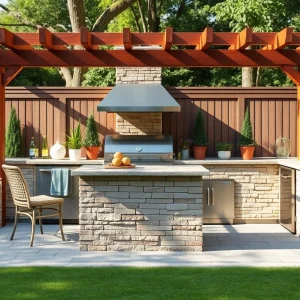 How to plan an outdoor kitchen layout for your backyard