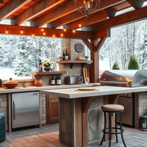 How to winterize an outdoor kitchen