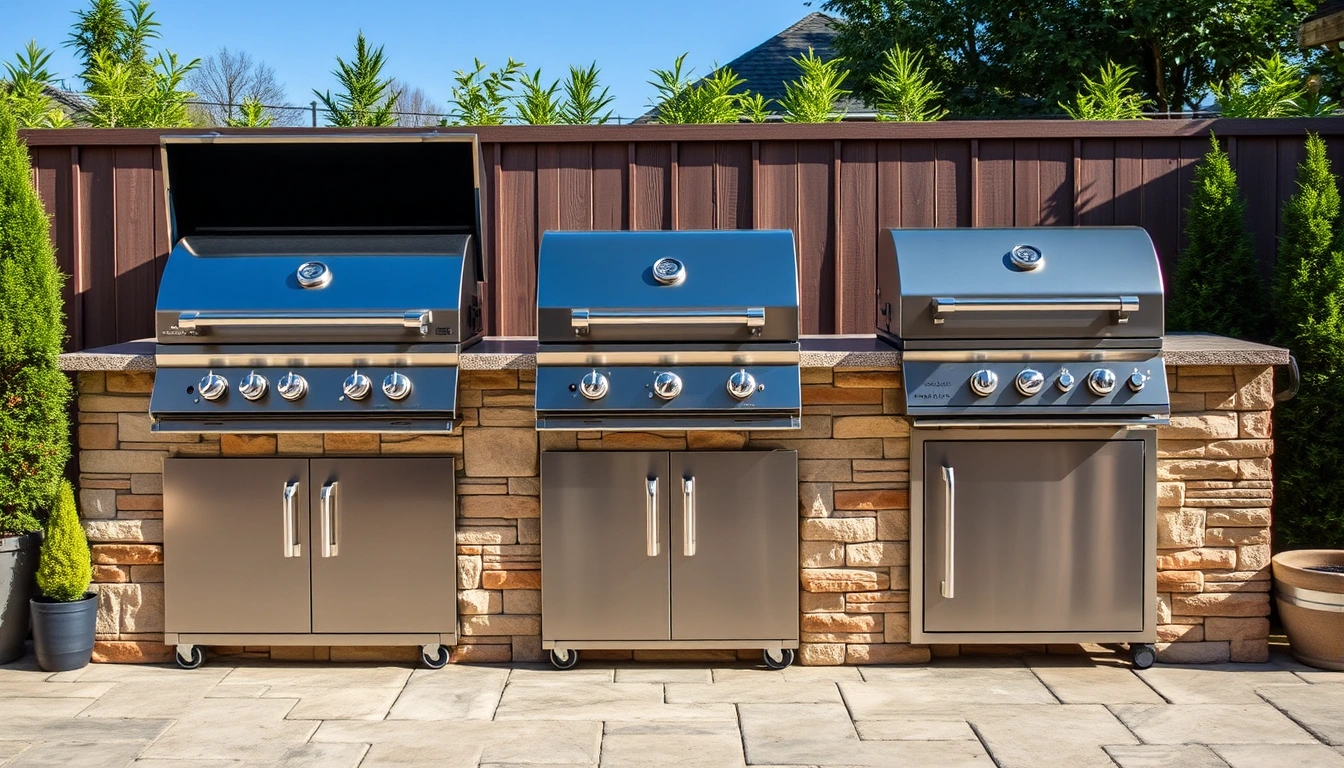 Outdoor kitchen grill types: built-in gas, charcoal, or pellet Outdoor kitchen grill types: built-in gas, charcoal, or pellet